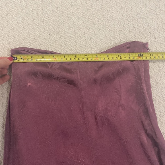 Zara Dusk Rose Jacquared Trousers Size XS💗 - Picture 8 of 8